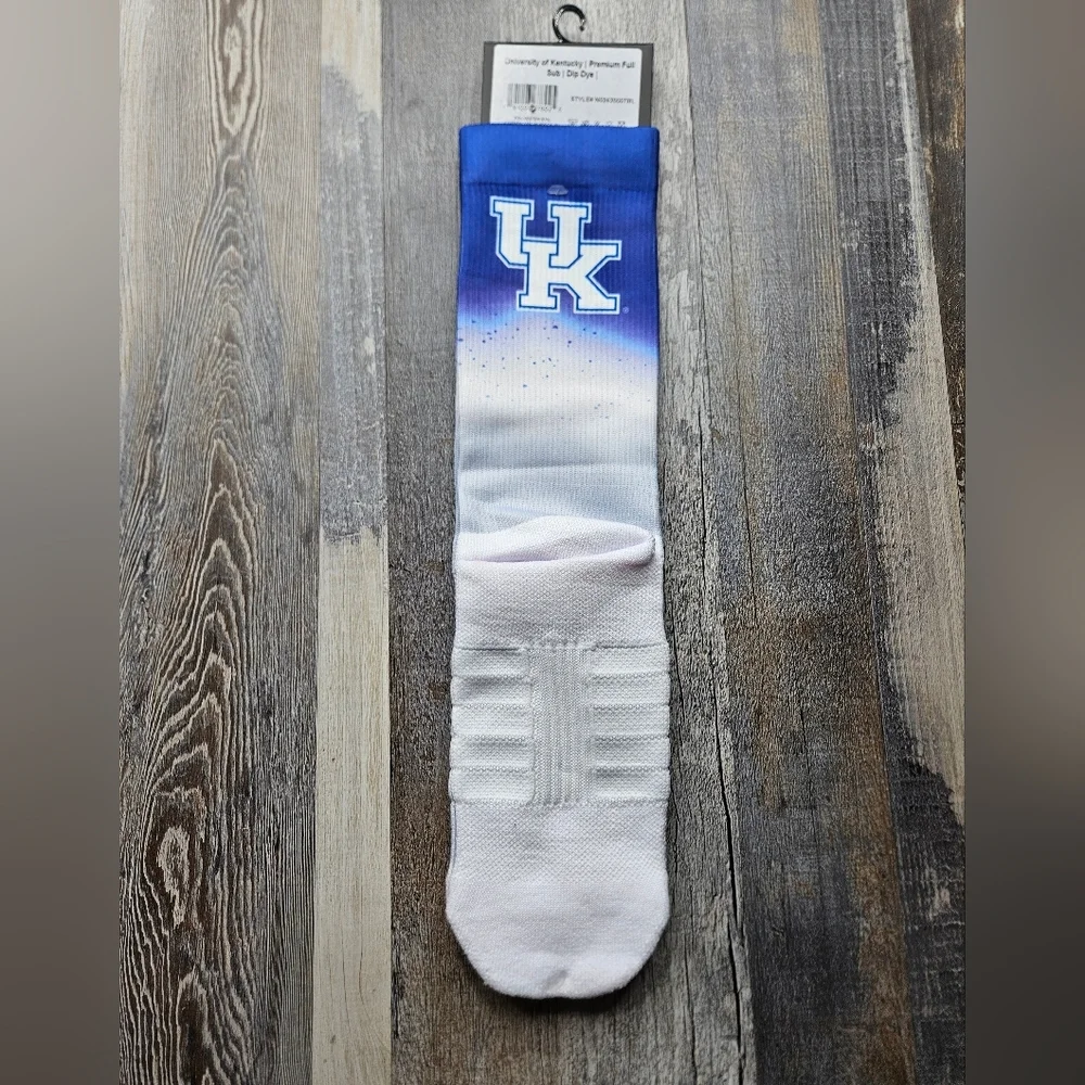 Strideline Socks UK University Of Kentucky Dip Dye NEW Medium